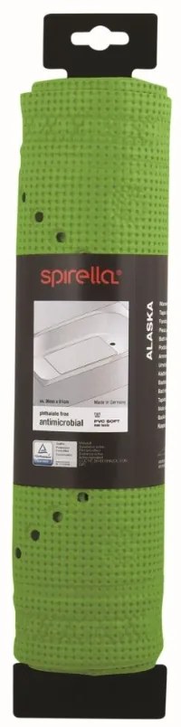 Spirella Antypoślizgowa mata do wanny ALASKA,jasnozielona, 71 x 36 cm