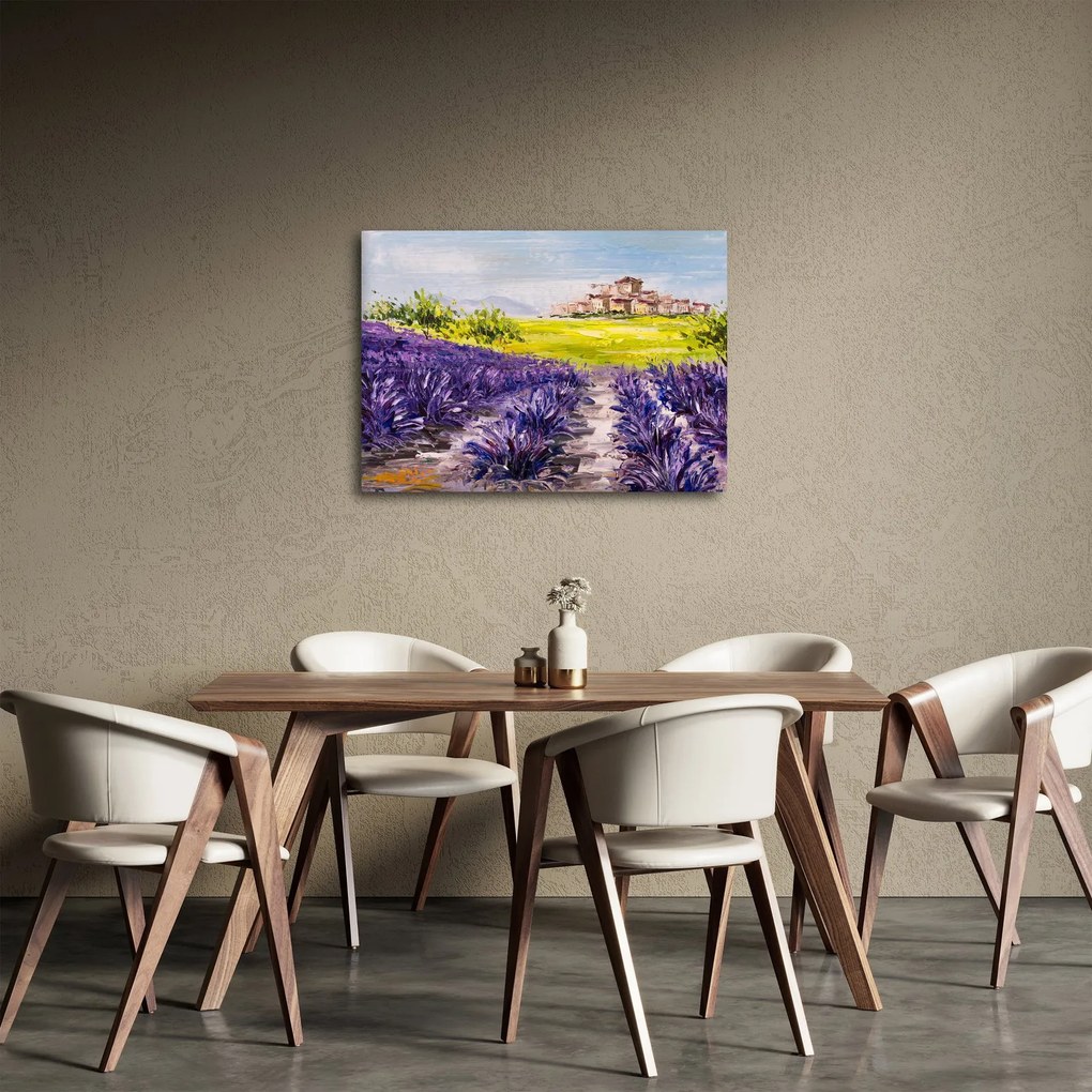 Obraz - Prowansja, Francja, malarstwo olejne (70x50 cm)