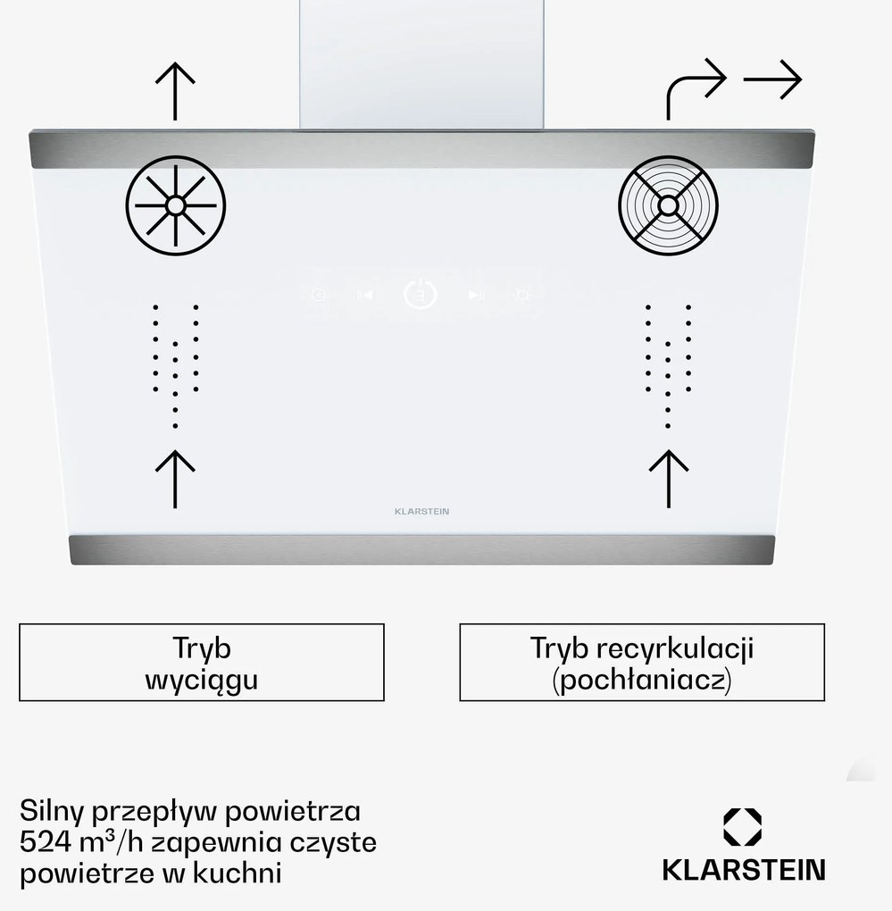 Klarstein FlashLine 60 Okap kuchenny 60 cm
