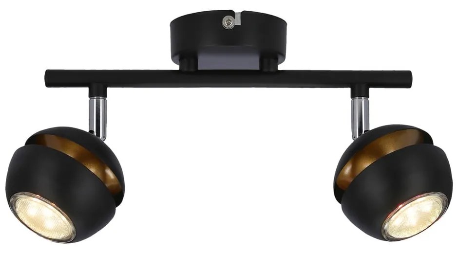 Lampa sufitowa w czarno-złotym kolorze z metalowym kloszem 8x32 cm Boni – Candellux Lighting