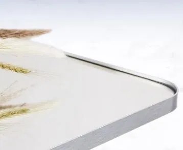 Lustro Elipsa 100x50cm srebrne GX06 ścienne owalne łazienkowe do salonu sypialni loftowe Industrialne minimalistyczne