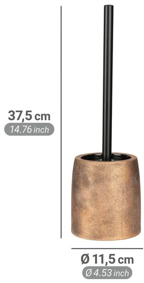 Szczotka do WC ceramiczna w kolorze brązu Tremea – Wenko