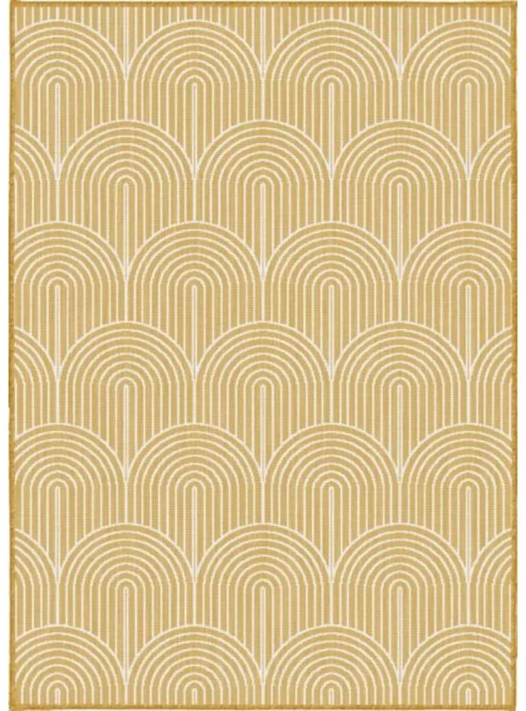 Dywan odpowiedni na zewnątrz w kolorze ochry 200x290 cm Pangli Ochre – Hanse Home