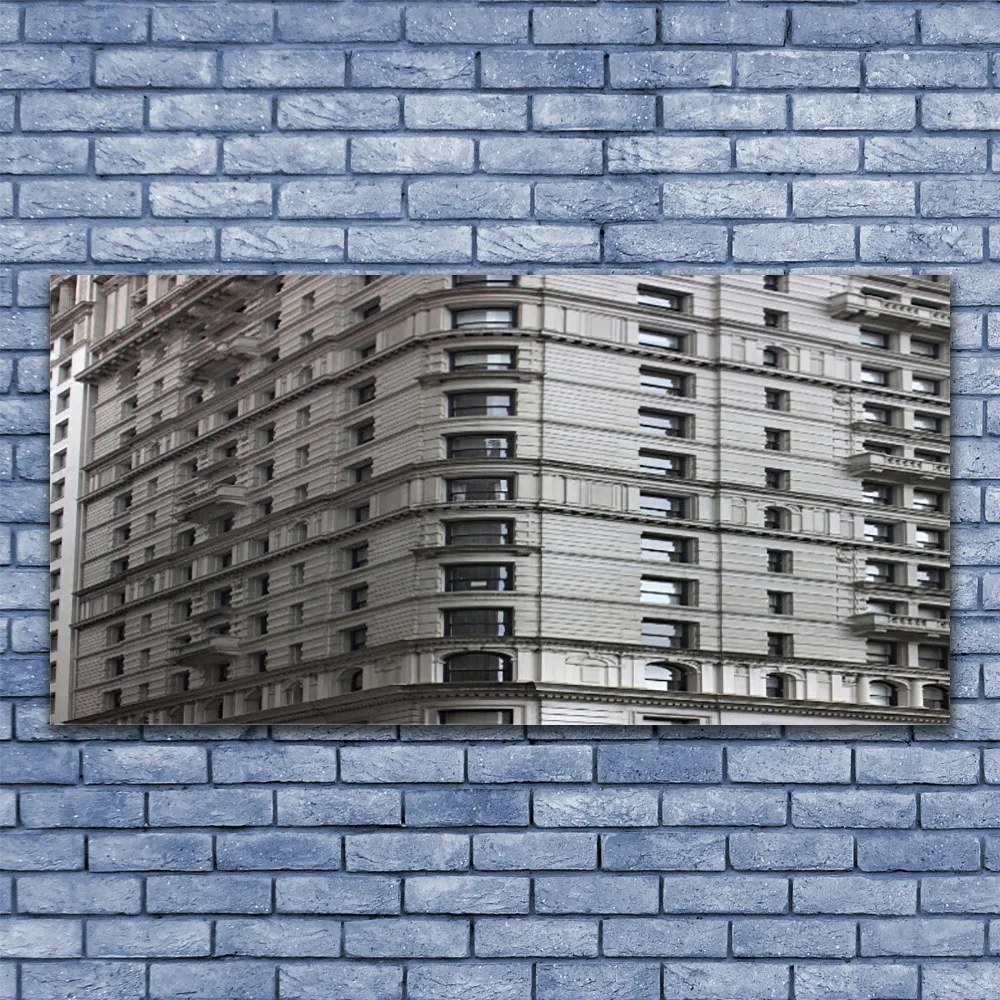 Obraz na płótnie Sylwetka Nowoczesnej Architektury