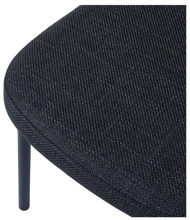 Ciemnoszare krzesło Fowler – Unique Furniture