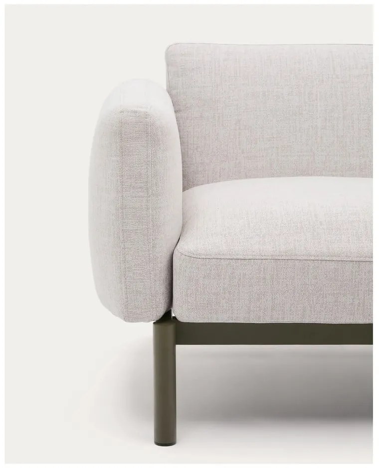 Jasnoszara modułowa sofa ogrodowa 201 cm Sorells – Kave Home