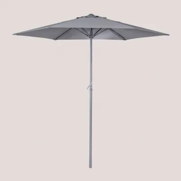 Parasol Z Tkaniny I Aluminium (ø235 Cm) Jaden Gris Antracita - Sklum