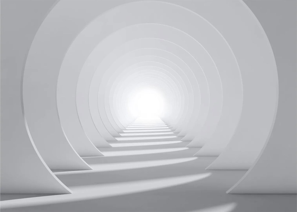 Obraz na szkle - tunel 3D (70x50 cm)