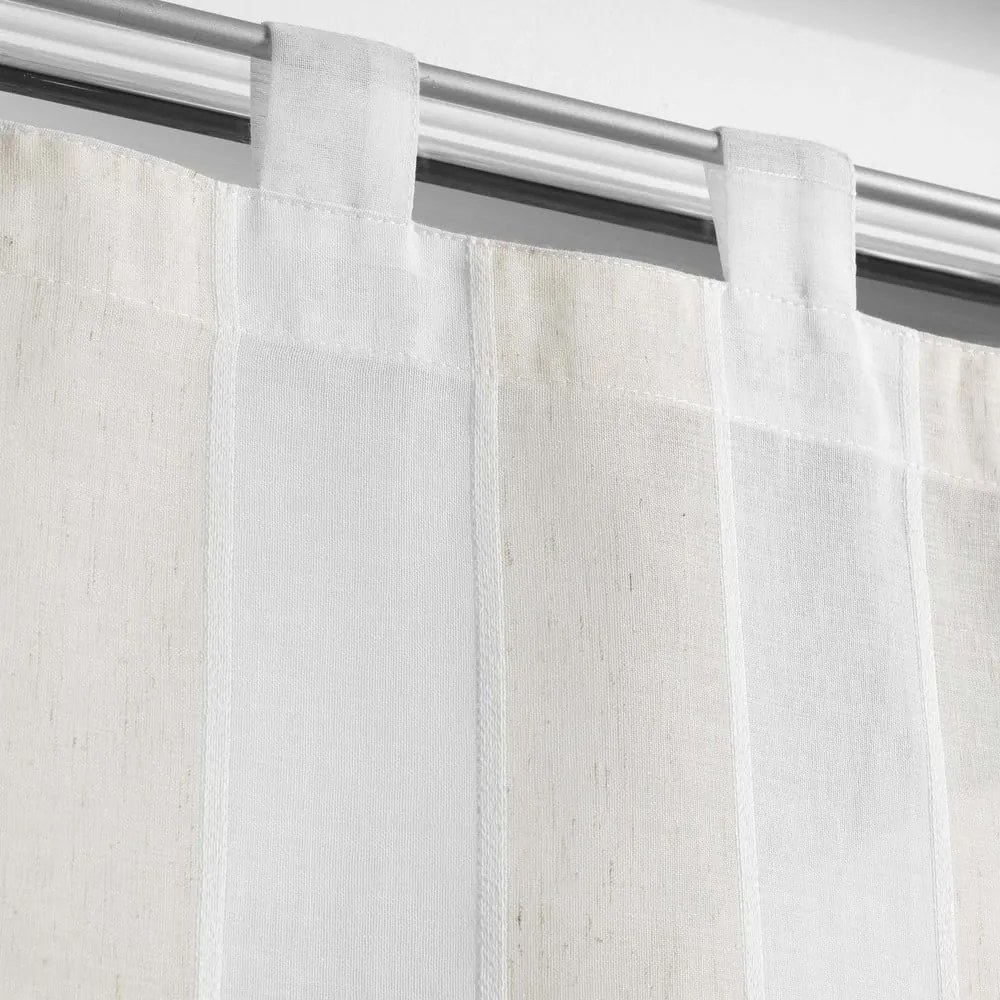 Kremowe firanki zestaw 2 szt. 60x120 cm Palaos – douceur d'intérieur