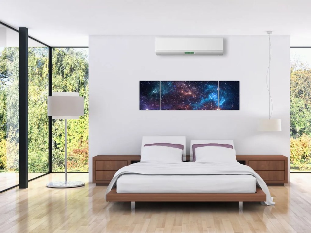 Obraz - Nocne niebo (170x50 cm)