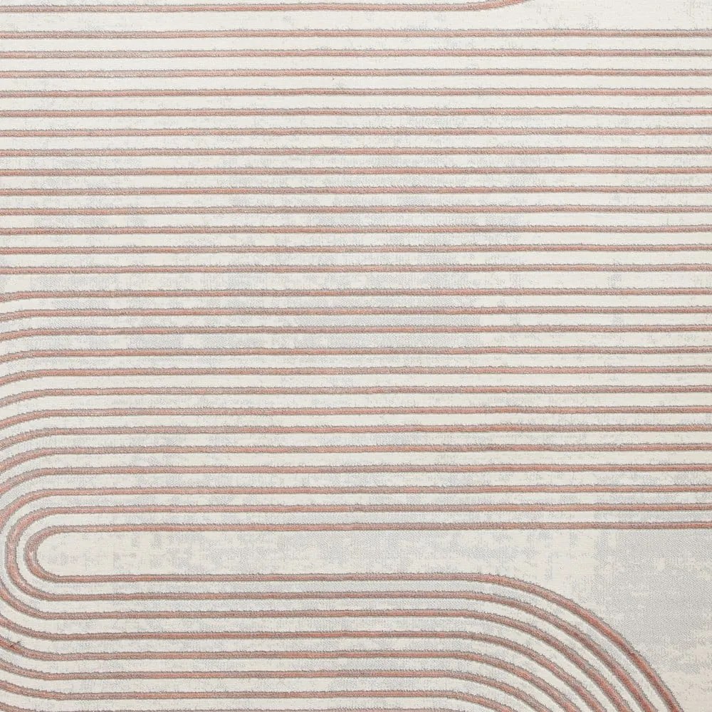Różowo-jasnoszary dywan 80x150 cm Apollo – Think Rugs