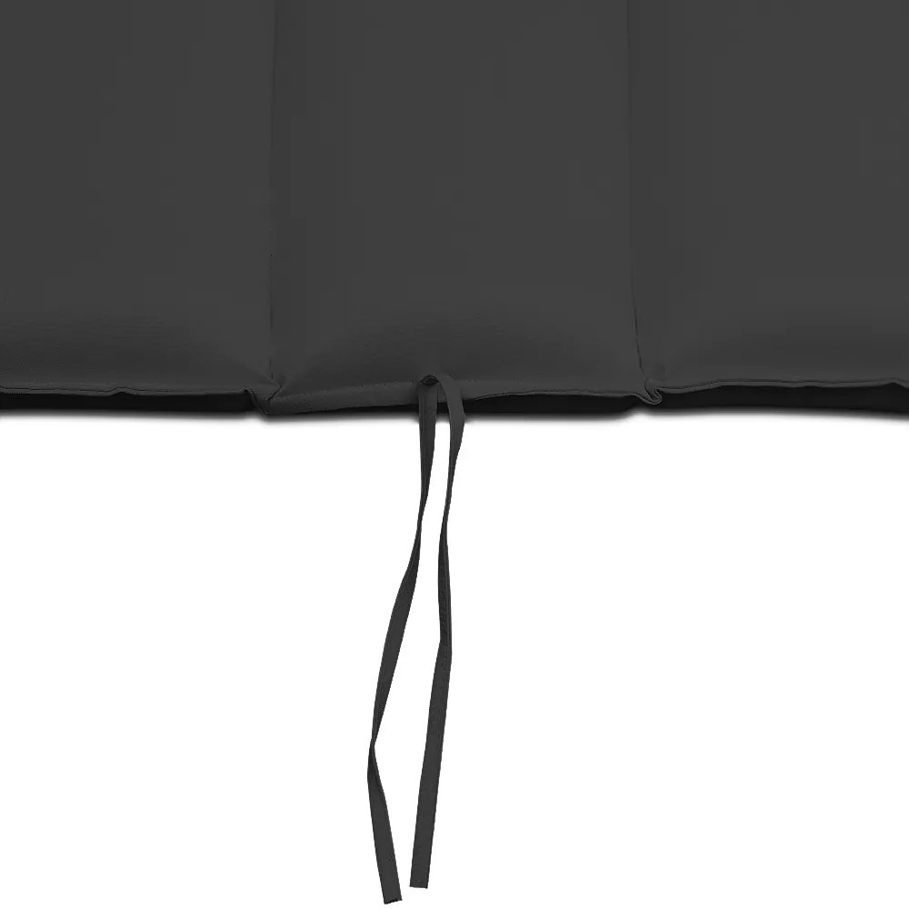 Detex Mata na leżak saunowy BALI, 58x7x177cm, antracytowa