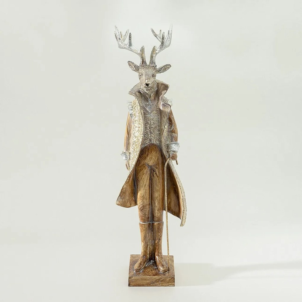 Figurka dekoracyjna Gentleman Deer 30x9x69 cm