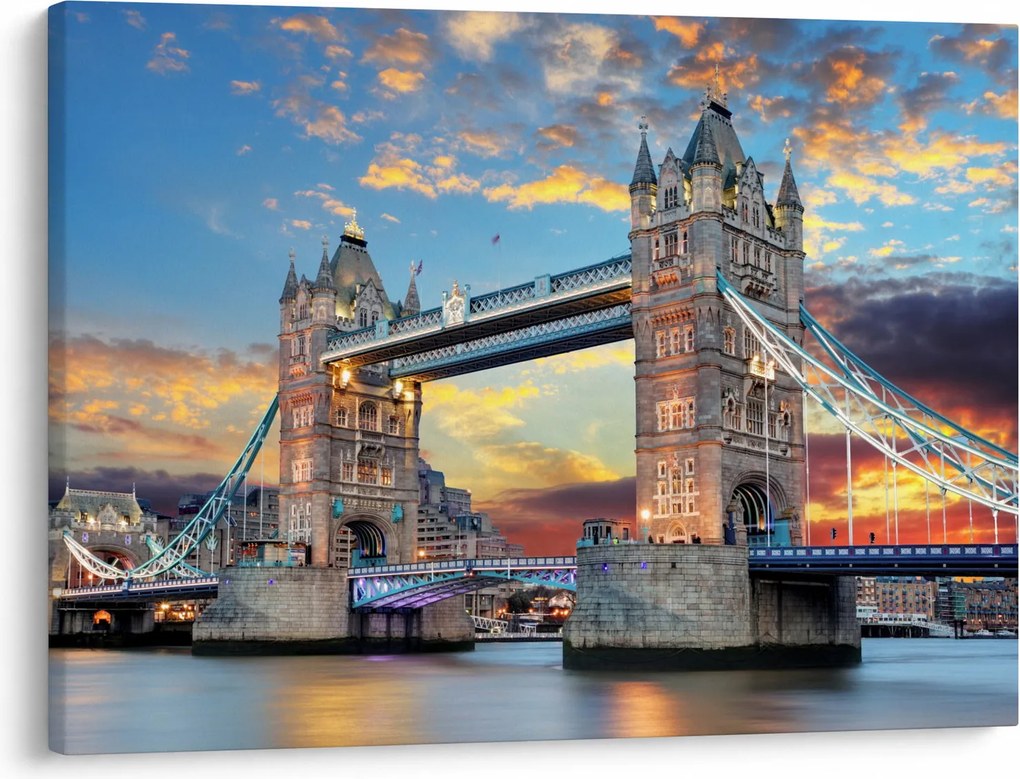 Obraz - Tower Bridge, Londyn, Anglia (70x50 cm)