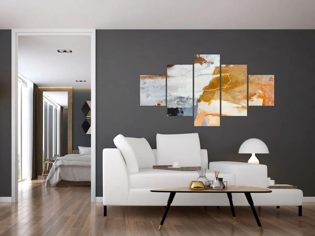 Obraz - Abstrakcja (125x70 cm)