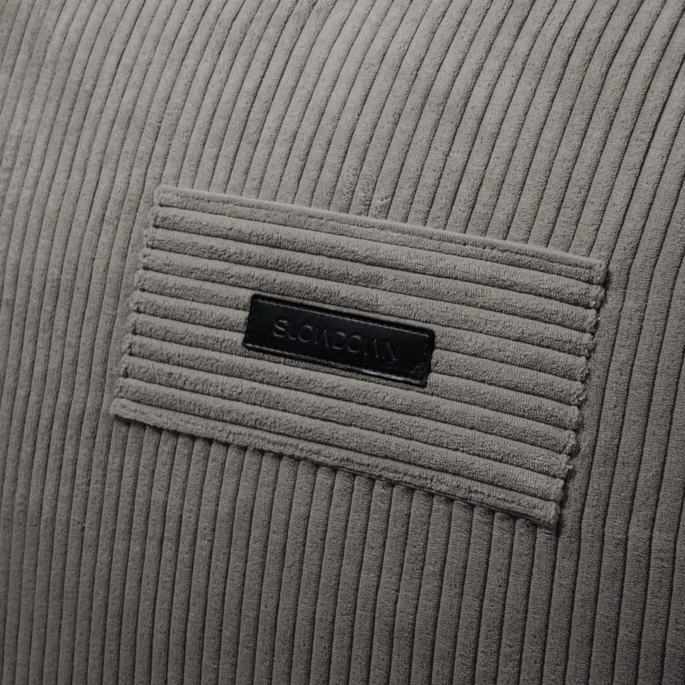 Niebieski sztruksowy worek do siedzenia Sofa Snug – SLOWDOWN