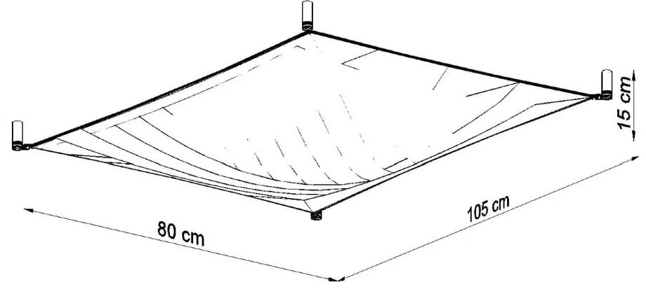 Biała lampa sufitowa z tekstylnym kloszem 80x105 cm Viva – Nice Lamps