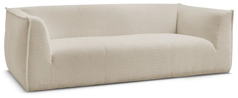 Beżowa sofa z materiału bouclé 242 cm Giorgia – Bobochic Paris