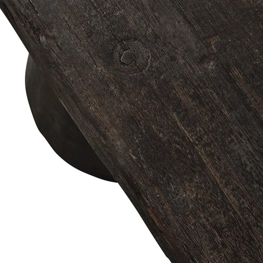 Ciemnobrązowa ławka Clyde – WOOOD