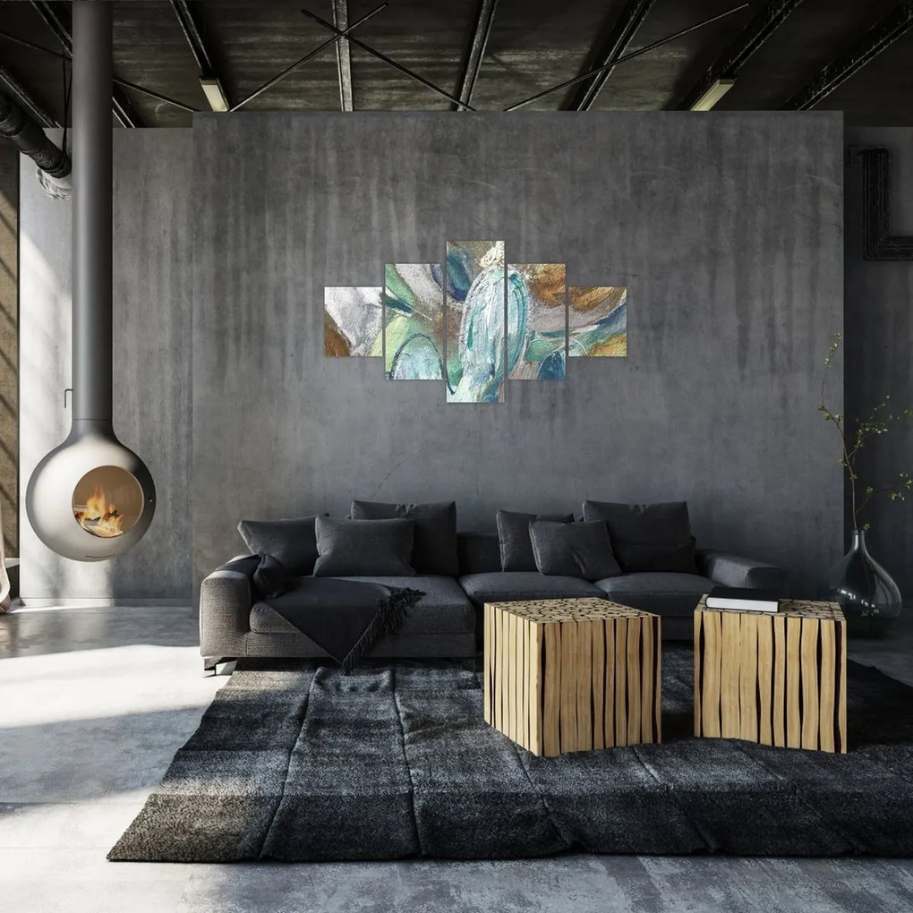 Obraz - Abstrakcyjny obraz postaci (125x70 cm)