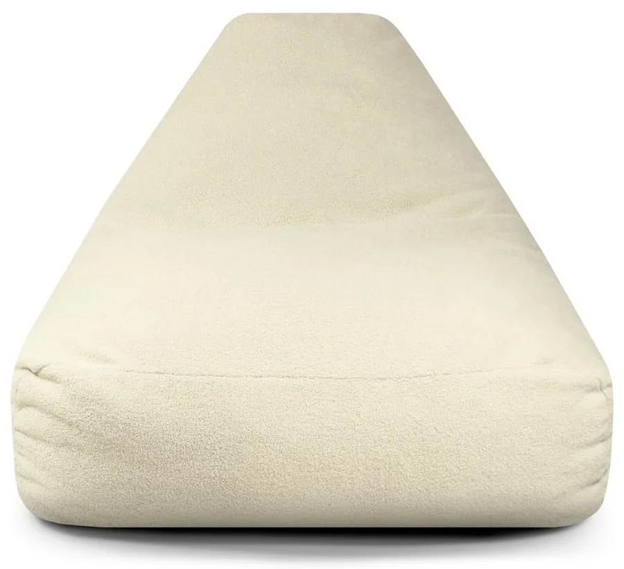 Brązowy worek do siedzenia z materiału bouclé Snug 100 – SLOWDOWN