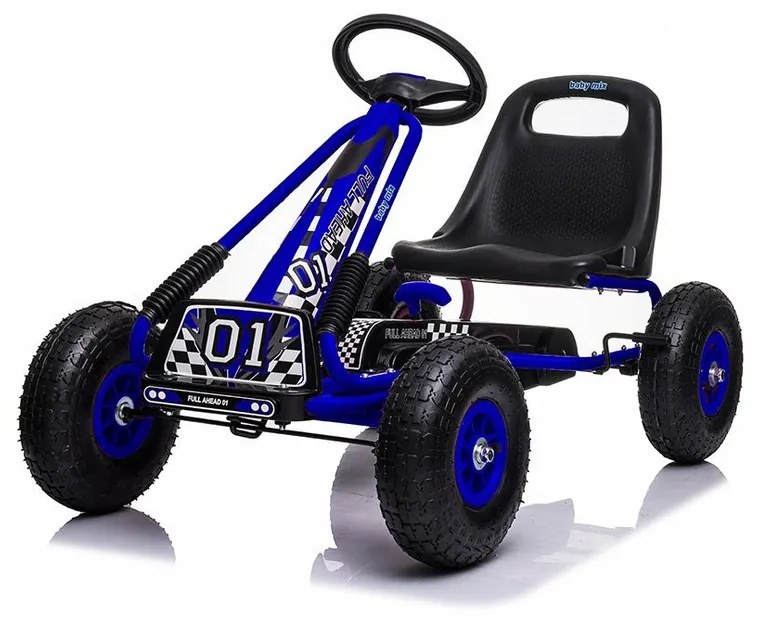 Baby mix Dziecięcy gokart na pedały Go-kart Razor,niebieski