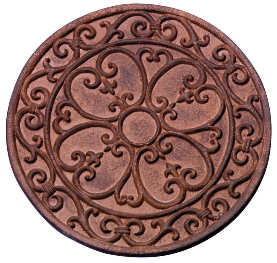 Metalowa płytka na ścieżkę ogrodową Ornament – Esschert Design