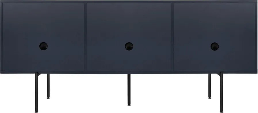 Ciemnoniebieska szafka pod TV 180x79x50 cm Bau – noo.ma