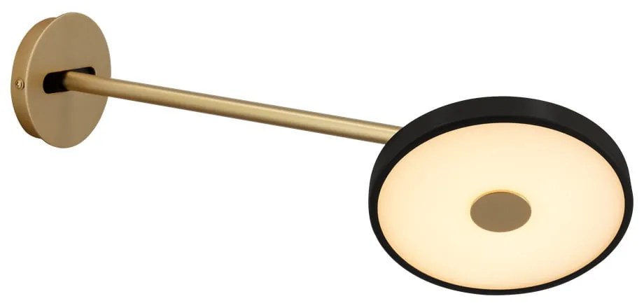 Czarny kinkiet LED ze ściemniaczem ø 15 cm Asteria Wall Long – UMAGE