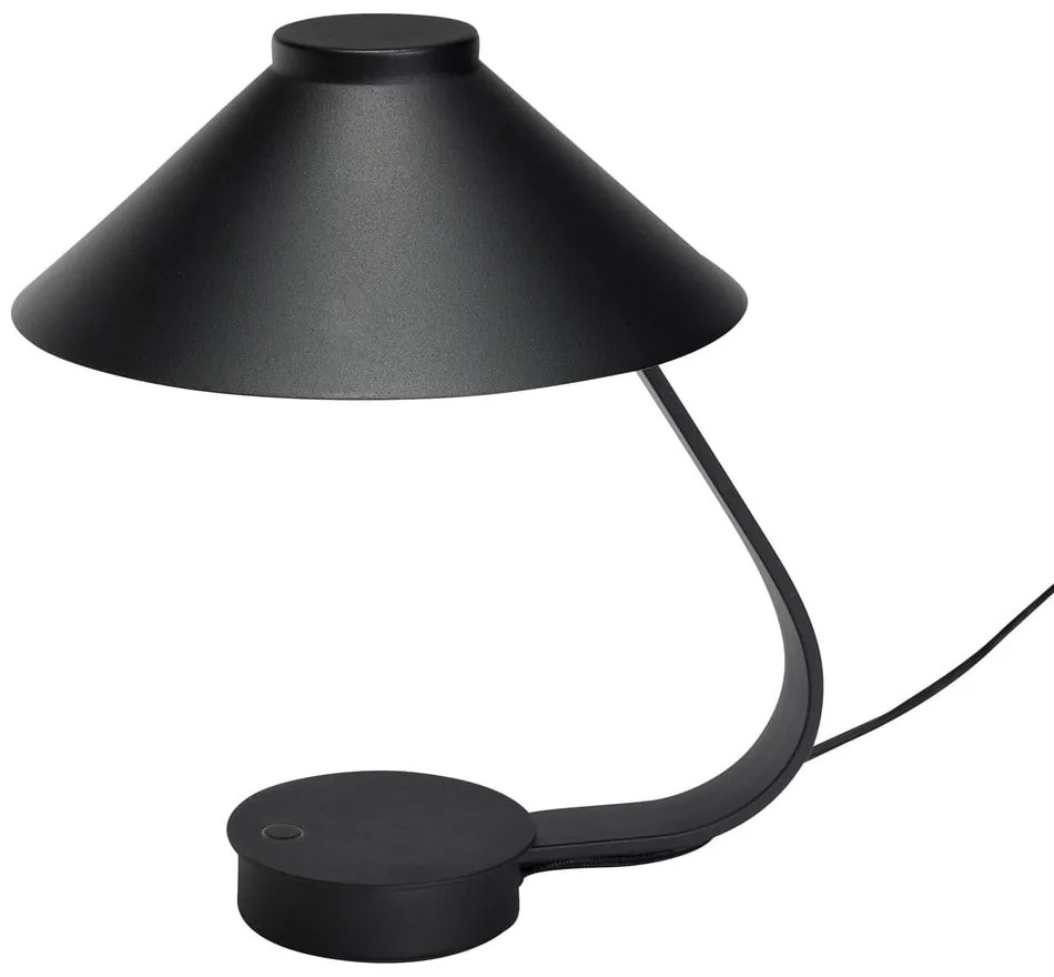 Czarna lampa stołowa LED ze ściemniaczem (wysokość 31 cm) Muri – Hübsch