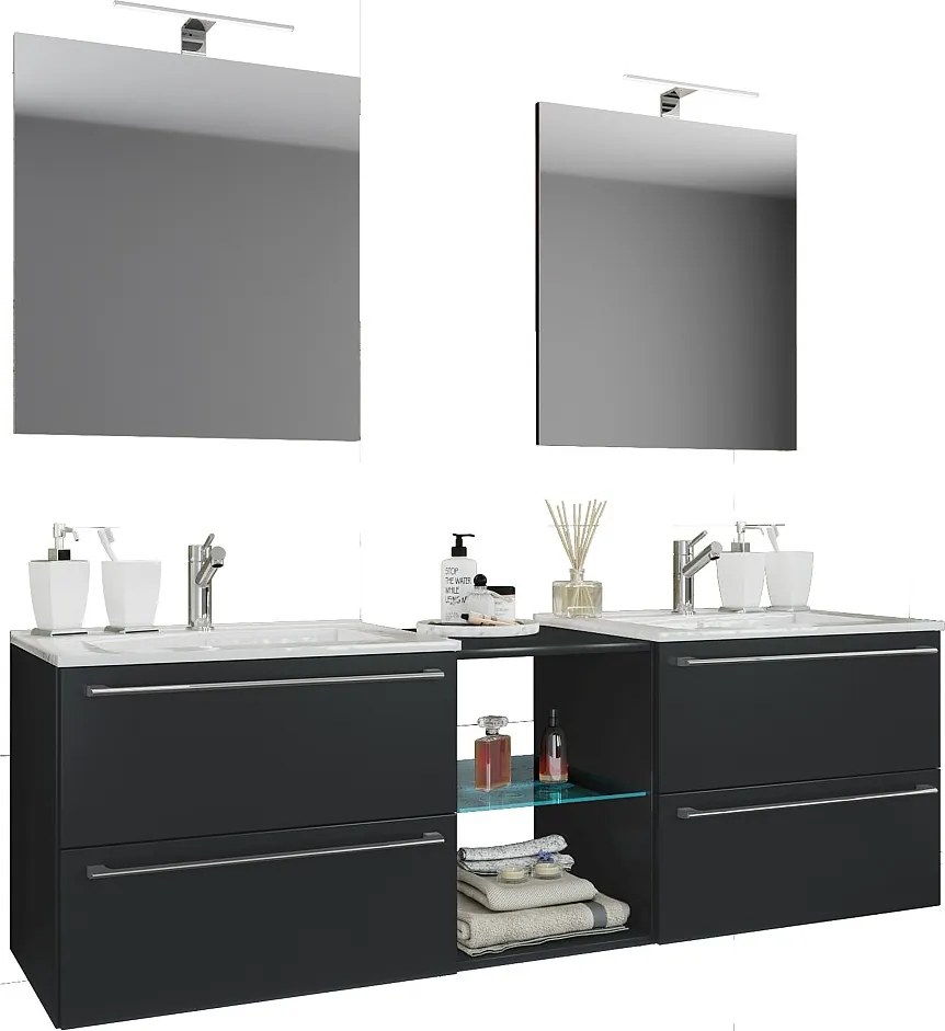 Umywalka 3-częściowa Badinos XXL