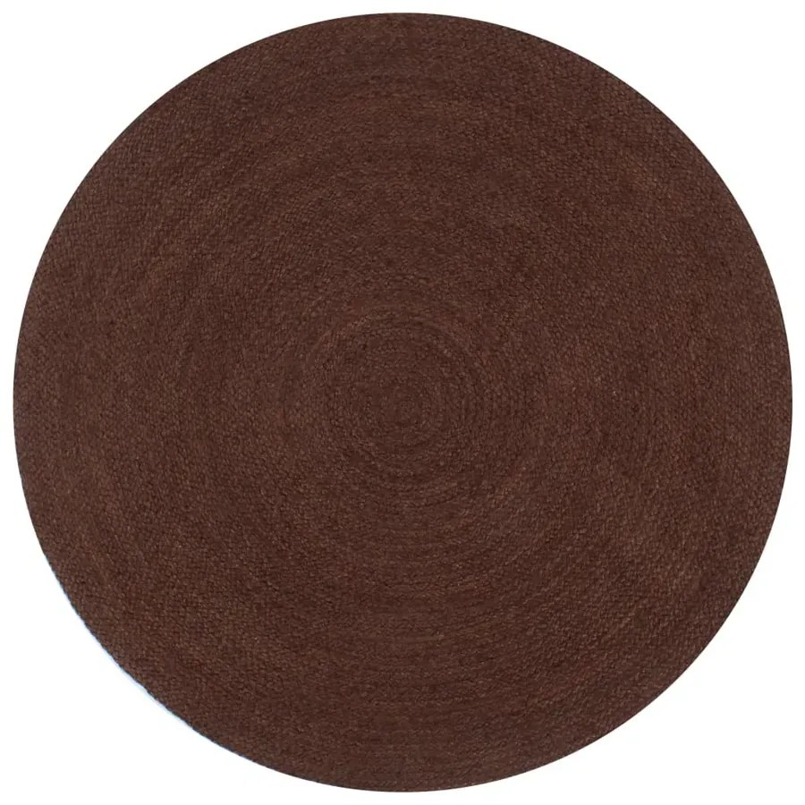 Elegancki brązowy dywanik 120 cm L8-M53