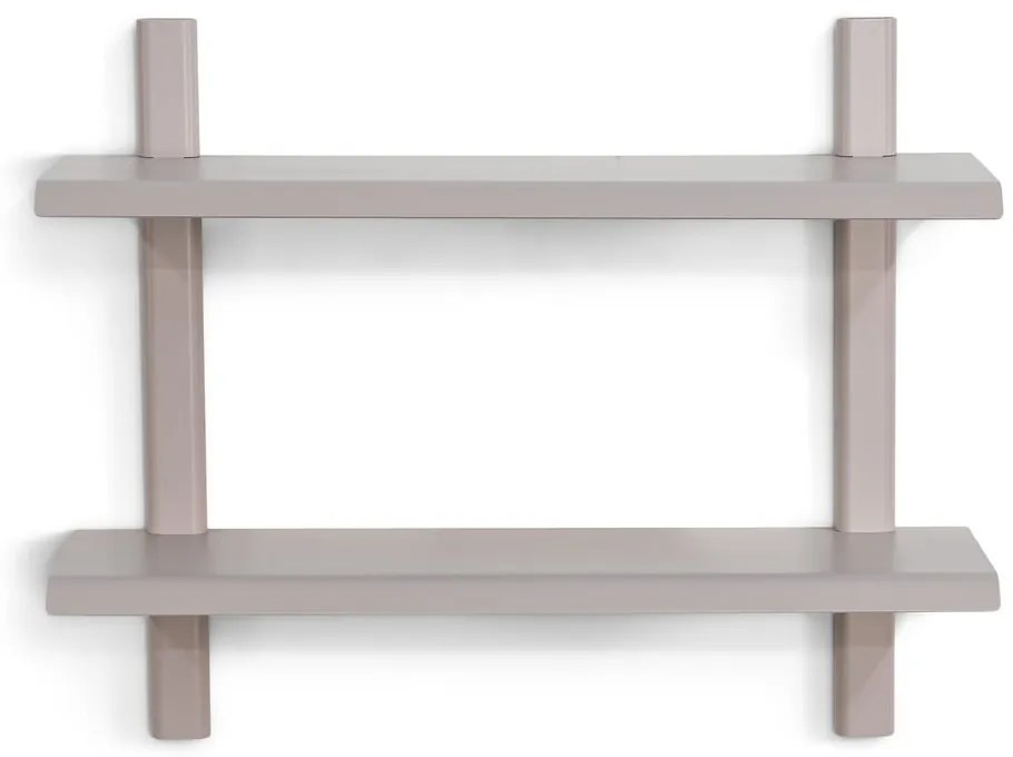 Szarobeżowa wielopoziomowa metalowa półka 60 cm Hola – Spinder Design