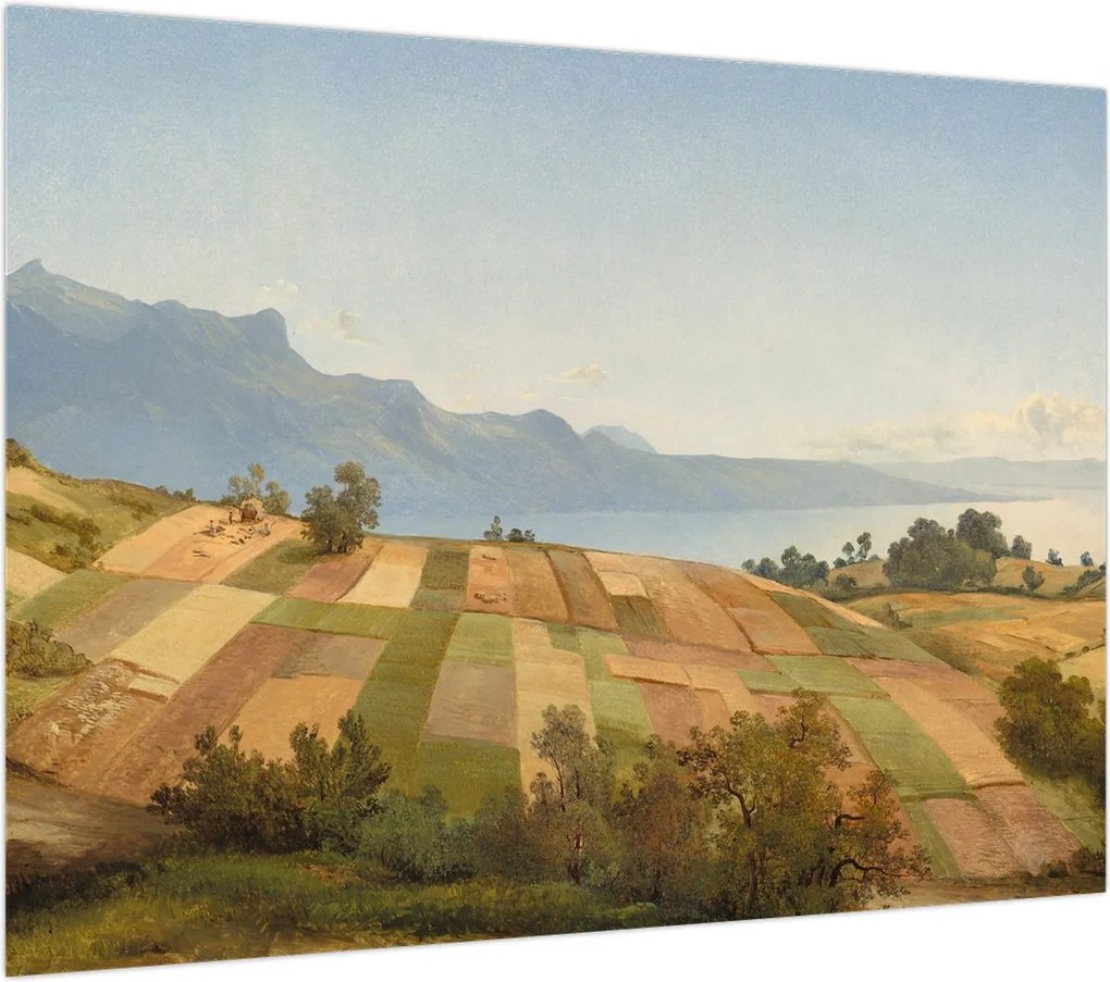 Obraz na szkle - Alexandre Calame, Swiss Landscape, reprodukcje (70x50 cm)