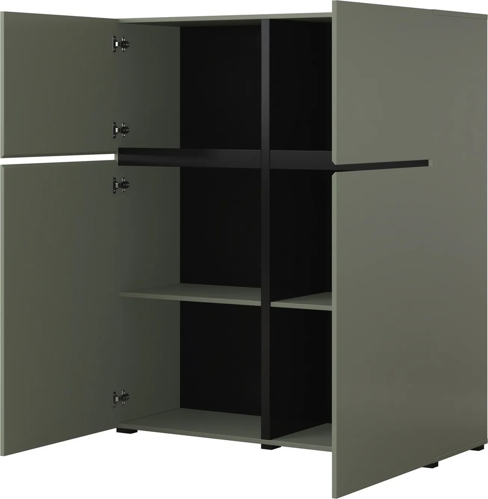 Komoda INCROCIO 119 cm do Salonu Sypialni Zielony