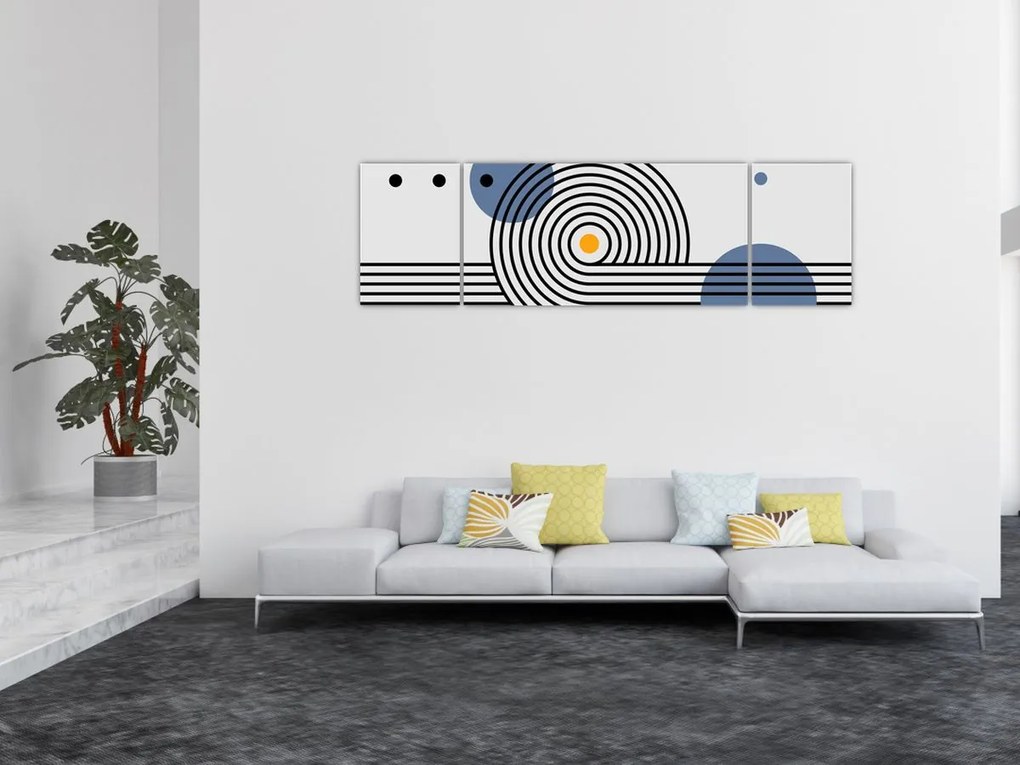 Obraz - Minimalistyczna abstrakcja N⁰1 (170x50 cm)