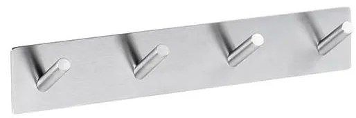 Wieszak 25,5x4,5 cm, stal nierdzewna, kolor srebrny