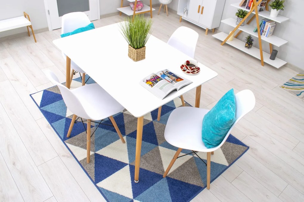 Nierozkładany stół w stylu skandynawskim Adria 120x80 cm