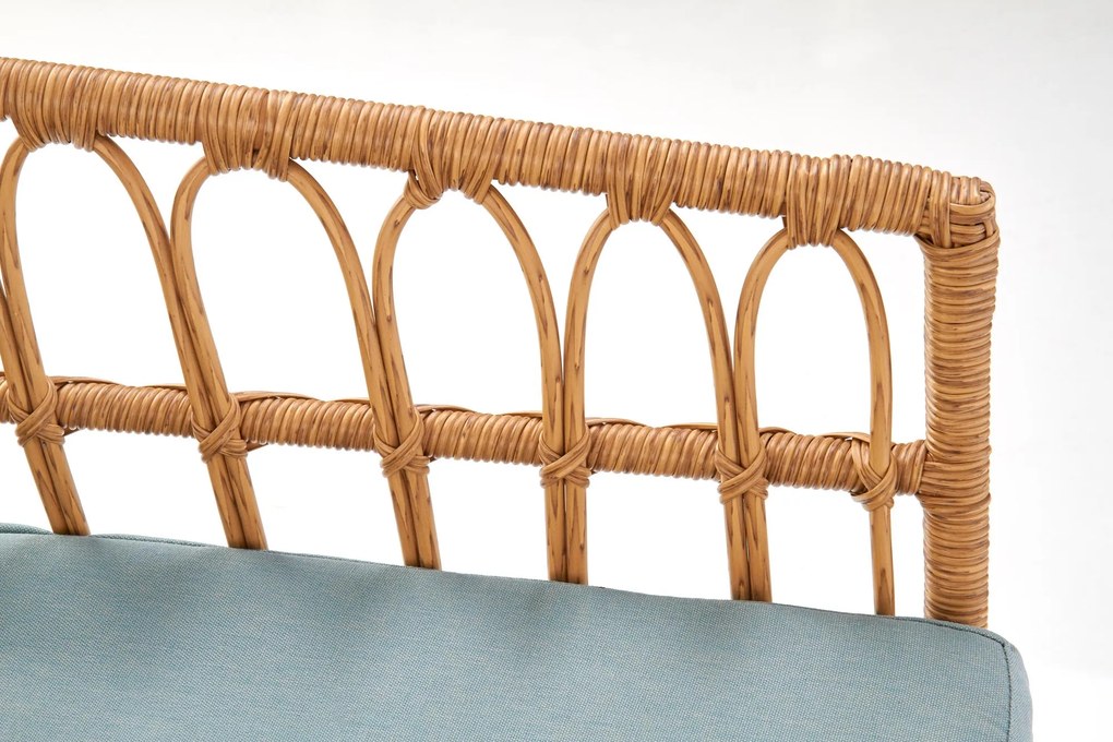Dwuosobowa sofa ogrodowa z rattanu Gardena 2S