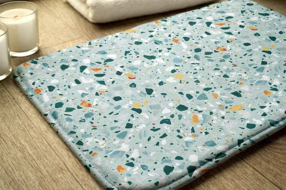 Antypoślizgowy dywanik łazienkowy Antypoślizgowy dywanik łazienkowy Plamki Abstrakcja