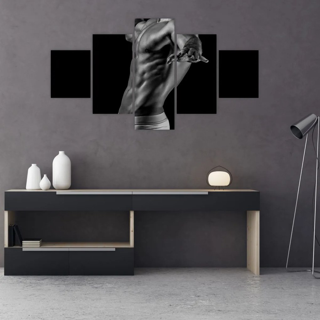 Obraz - Akt męski (125x70 cm)