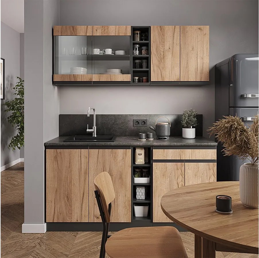 Panel przedni złoty dąb power/antracyt 160x46x81.6 r-line