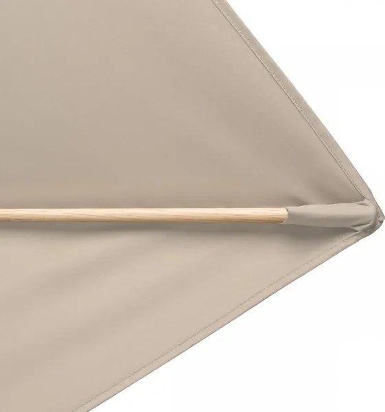 Doppler ALU WOOD parasol ogrodowy 210 x 140 cm beżowy