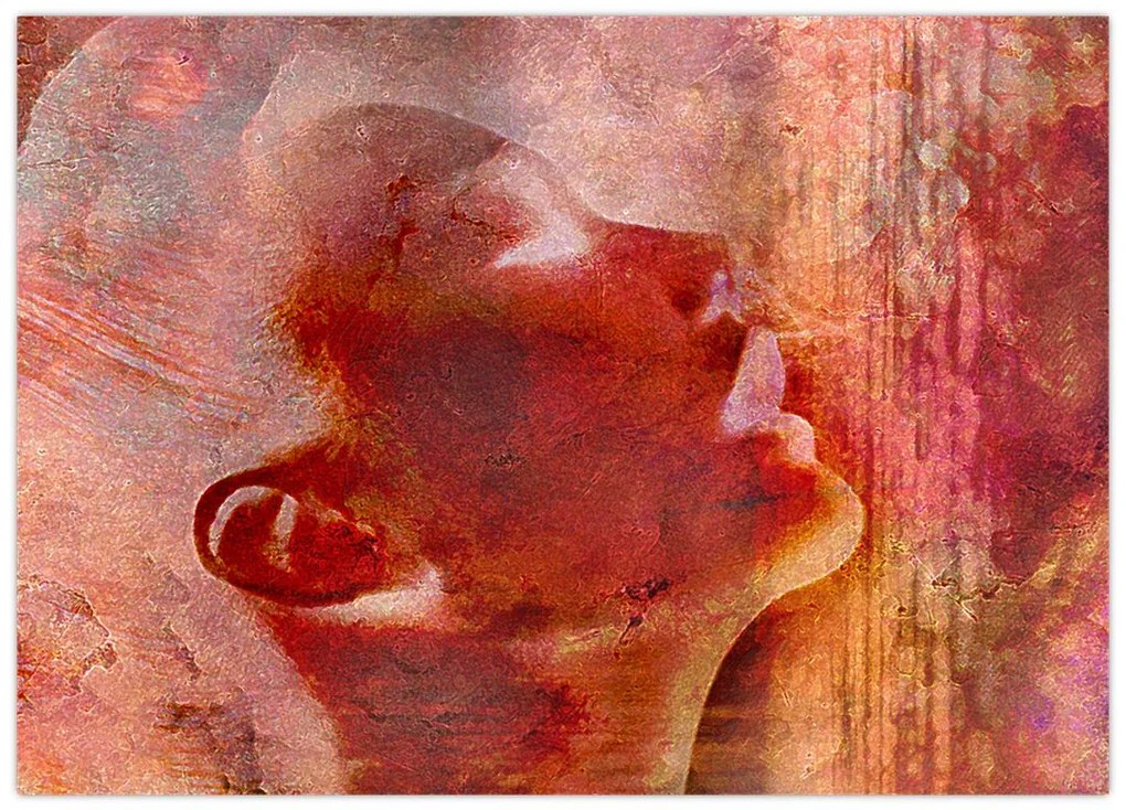 Obraz - Profil twarzy kobiety (70x50 cm)