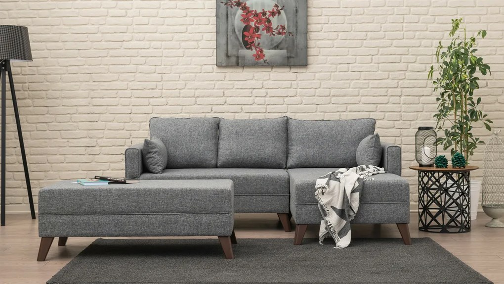 Narożna sofa rozkładana Bella Corner Right 2 Grey