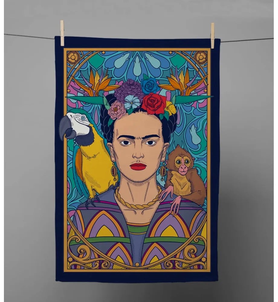 Ścierka 43x64 cm Frida ArtDeco – Frida Kahlo