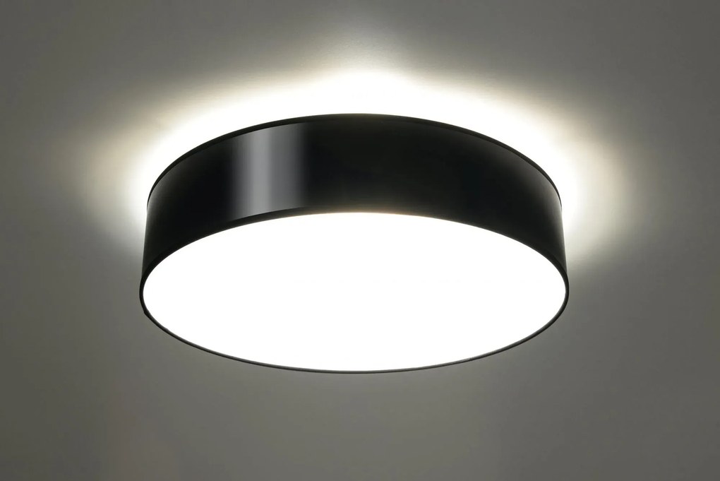 Okrągły czarny plafon LED E779-Vati