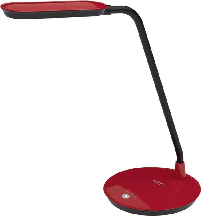 Czerwona nowoczesna lampka biurowa LED - 7X S261 M2-B33