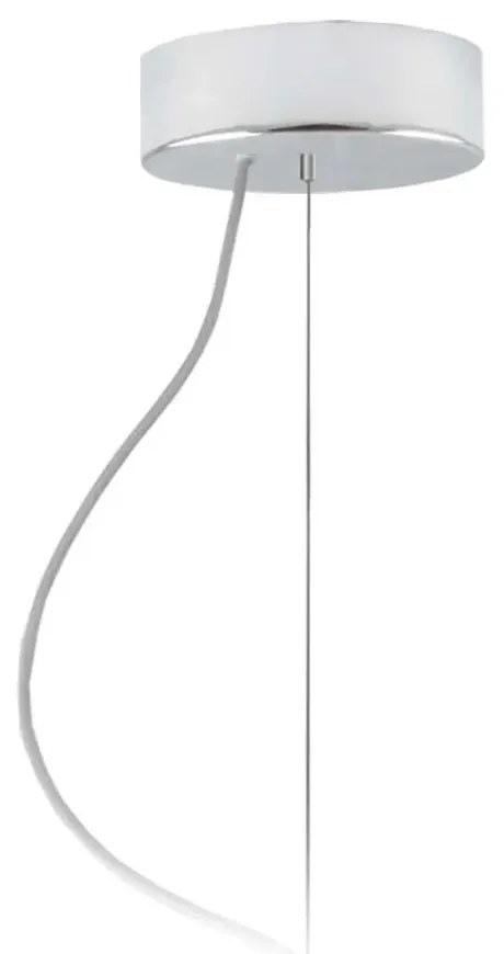Żyrandol nad stół z dużym abażurem 60 cm - EX848-Ekla - wybór kolorów