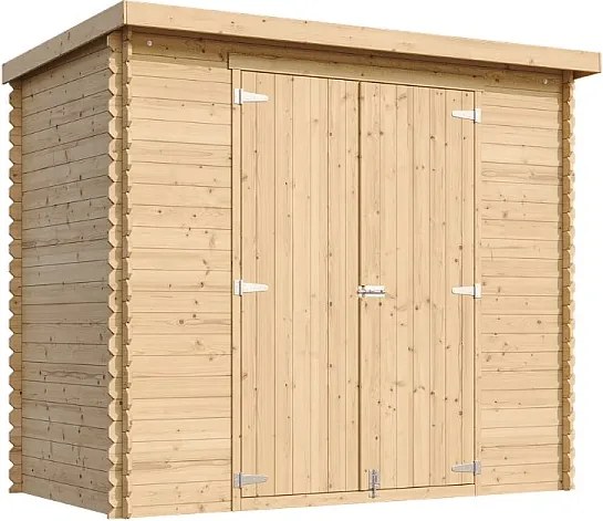 Drewniany domek ogrodowy - 2.63 m² / 142x239xH200 cm - M310C1